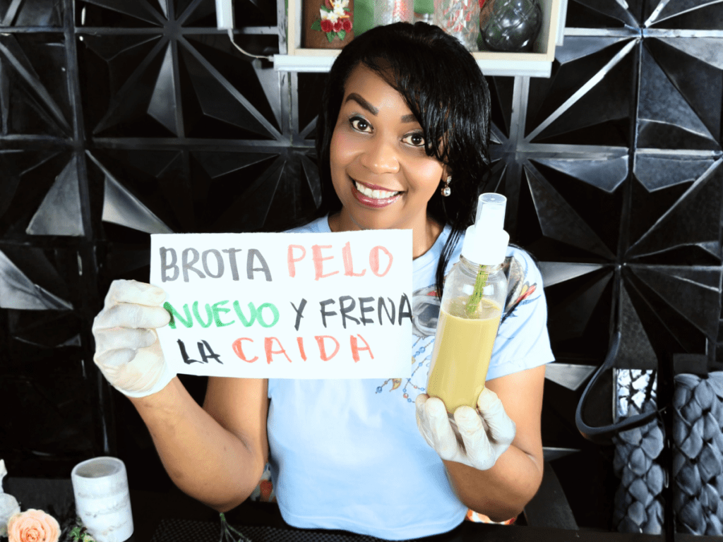 Shampoo natural con cúrcuma, pepa de aguacate, clavos y cebolla morada