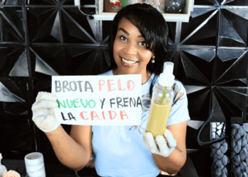 Shampoo natural con cúrcuma, pepa de aguacate, clavos y cebolla morada