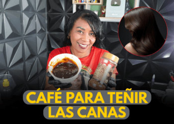 Café para oscurecer las canas