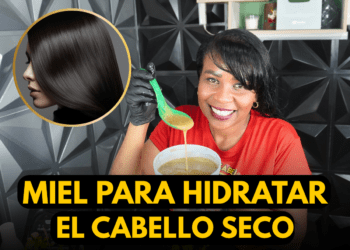 Miel para hidratar el cabello seco