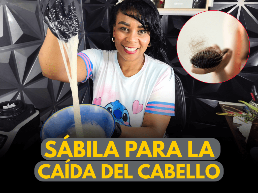 Sábila para la caída del cabello