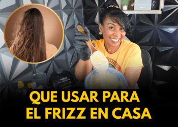 Qué usar para el frizz del cabello