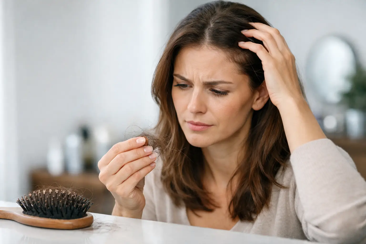 Caída del cabello en mujeres: qué hacer