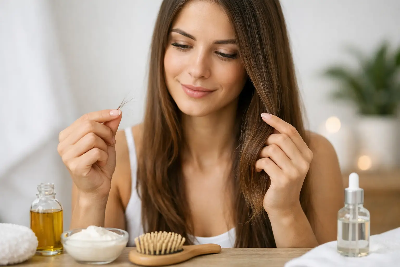 Cómo engrosar el cabello fino en casa