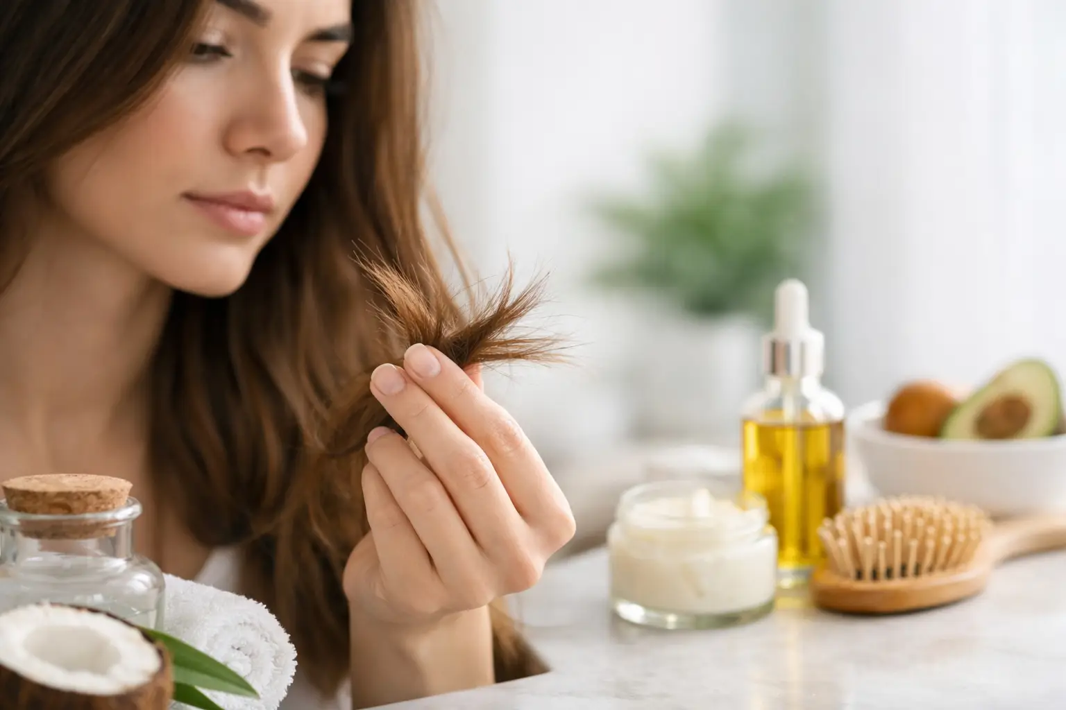 Cómo fortalecer el cabello quebradizo en casa