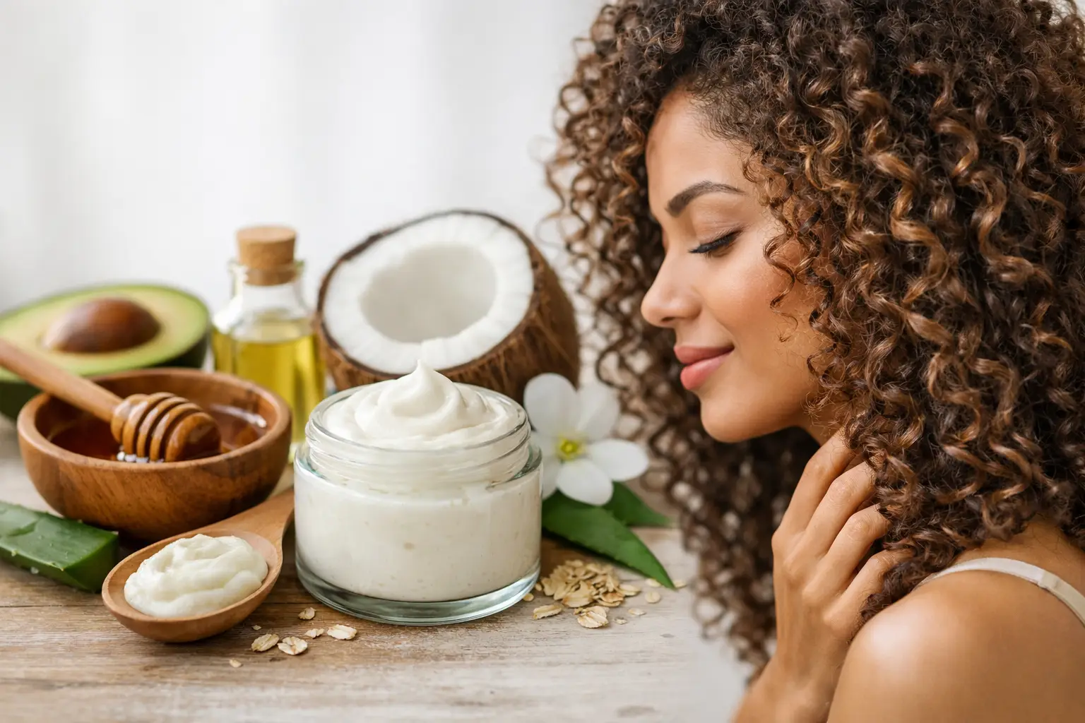 La mejor mascarilla natural para rizos