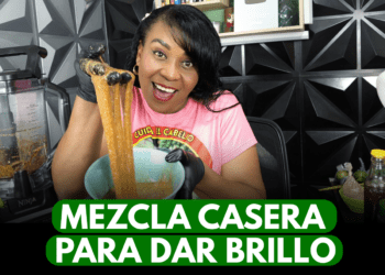 mezcla casera para dar brillo al cabello