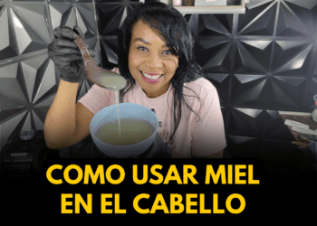 como usar miel en cabello