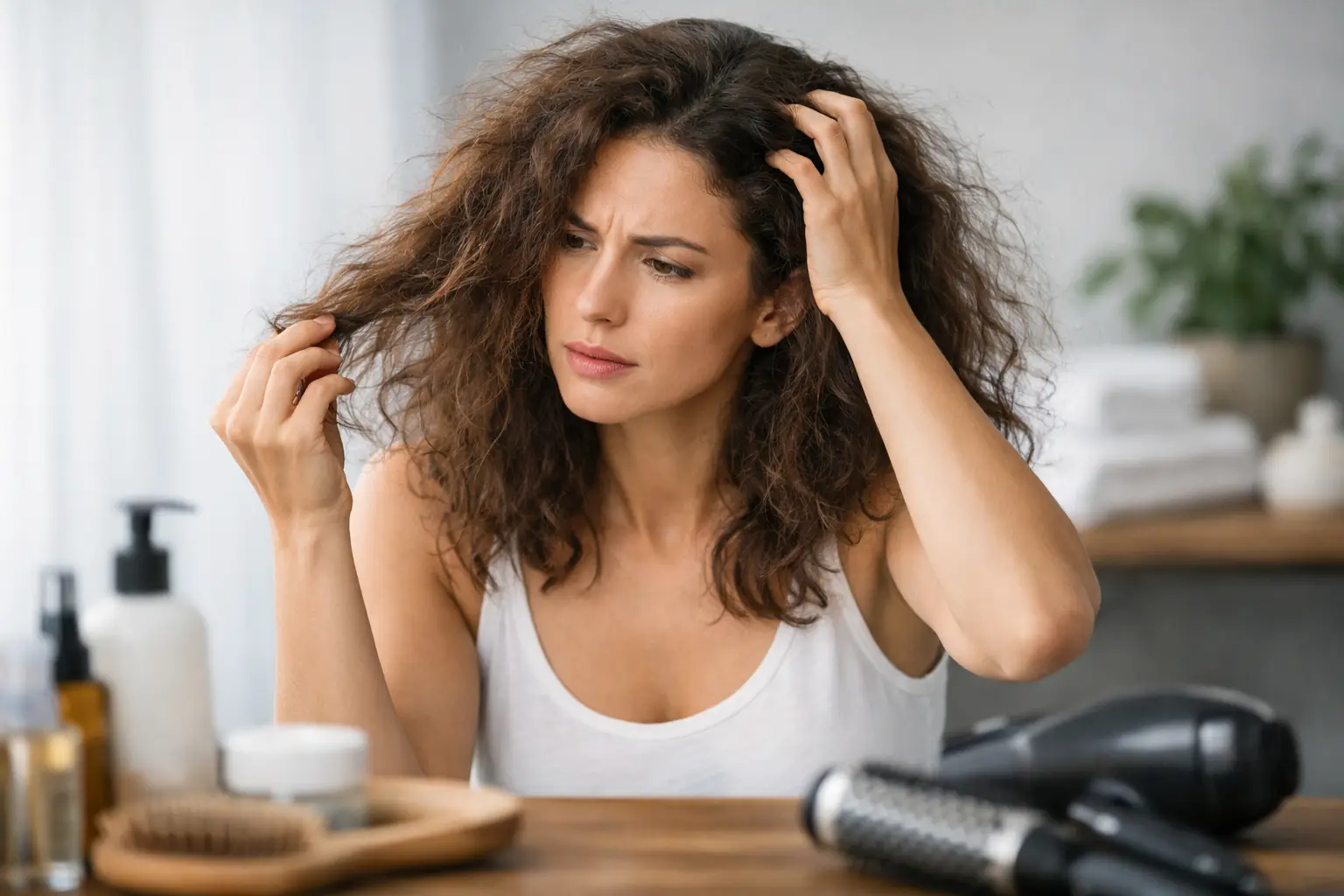 Guía para cabello con frizz en casa
