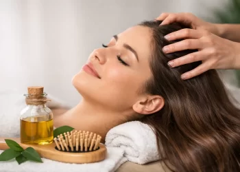 Masaje capilar para crecimiento y cabello fuerte